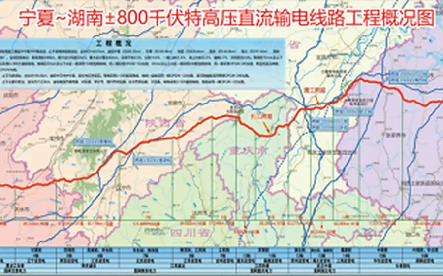 宁夏-湖南±800千伏特高压直流线路工程工程项目图片